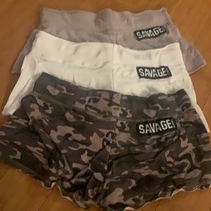 savage shorts new without tags